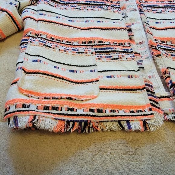 Anthropolgie Belle Vere Southwestern Fringe Tweed Jacket - Picture 4 of 12